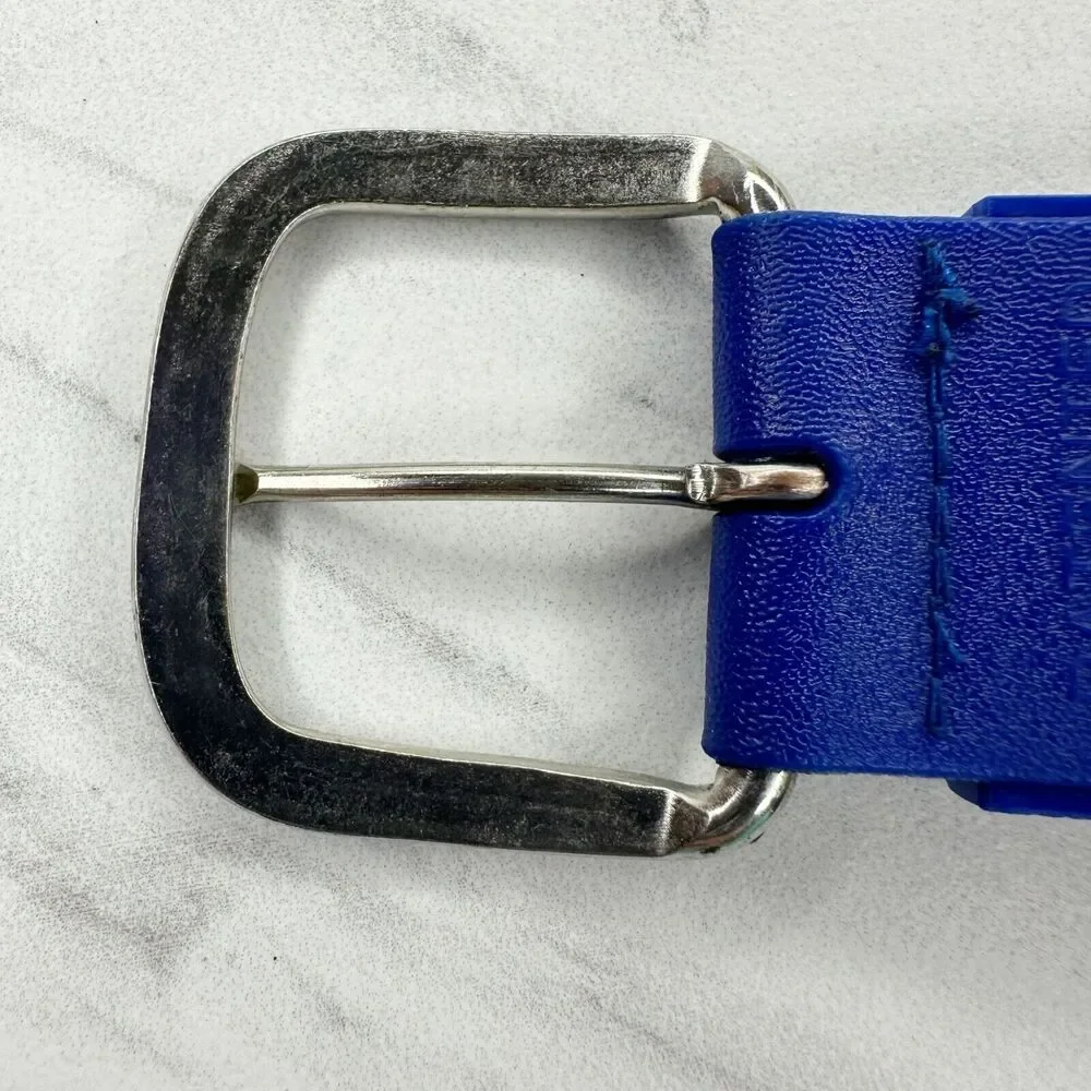 Adidas Blue Stretch Baseball Belt Youth One Size OS